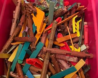 LEGO LINCOLN LOGS LOT
