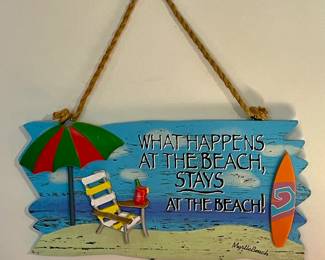 BEACH SIGN