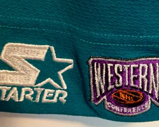 VINTAGE ANAHEIM MIGHTY DUCKS STARTER JERSEY, SIZE - M
