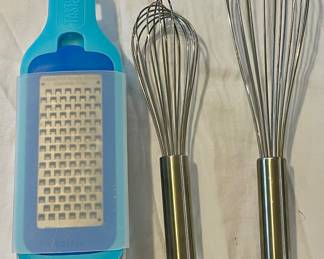 SHREDDER SET, STAINLESS STEEL WISKS