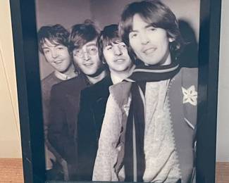 FRAMED 3-D BEATLES PICTURE