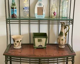 BAKERS RACK, BEACH/NAUTICAL DECOR