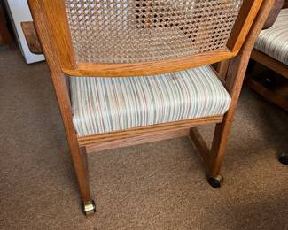 3) MC Cane Back Dining Chairs - Set of 6