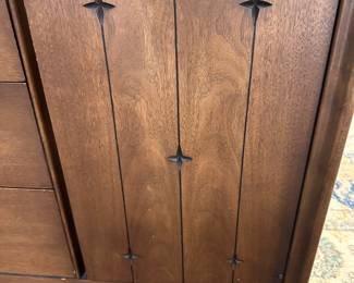 60) MCM Broyhill Saga Series Credenza Cabinet.  Other pieces from this set also available