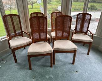 4) MC Stanley Drop Leaf Gateleg Table with 6 Chairs
