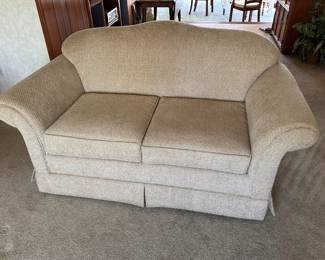 8) Sealy Love Seat = there are 2 of these 64"w 34"d 34"h back, seat 44"w 21"d 19"h from floor