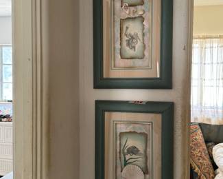 Tear Art of Turtle, Manatee, Pelican, Sandpipers