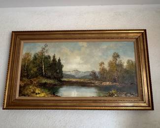 Landscape with Mountain Scene