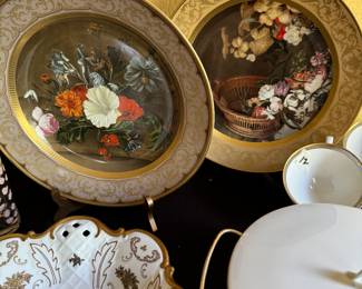 Set of 4 Kaiser Cabinet Plates