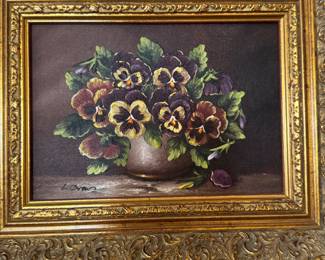 Still Life of Pansies