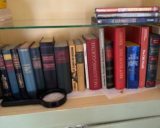 Class Literature in German, including 1936 Gone with the Wind. Misc. German Cookbooks.