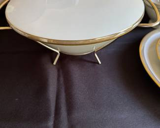 Rosenthal Covered Casserole in Caddy