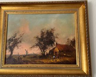 European Landscape with Windmill