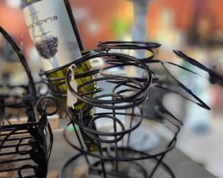 Wine bottle holder.  Have several.