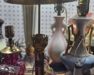 Lamps, lamps and more lamps.
