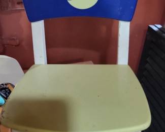 Child's moon and star chair