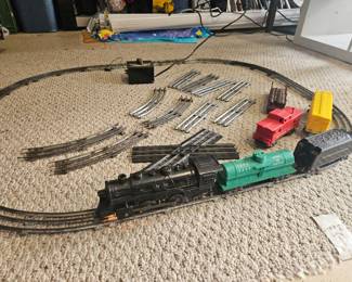 Trains!! We have two working trains! I set up a photo slide/video so you can see them in action. You won’t need to open the boxes. My brother put them all together for testing…