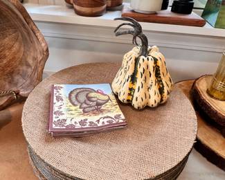 Burlap chargers