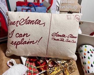 Dear Santa pillow