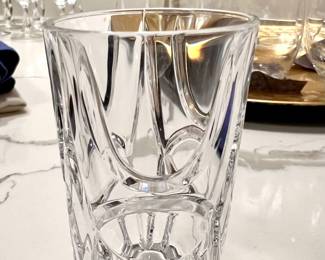 4 Ralph Lauren crystal glasses