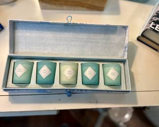 New set of boxed candles