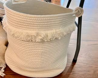 Canvas basket