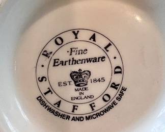 Royal Stafford fine Earthenware dish set