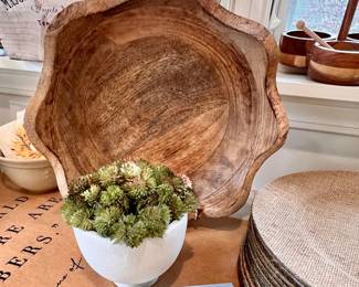 Wooden bowl