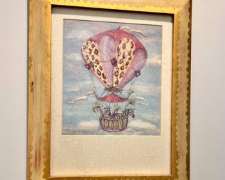 "Zebra in Hot Air Balloon" - A. Churchill