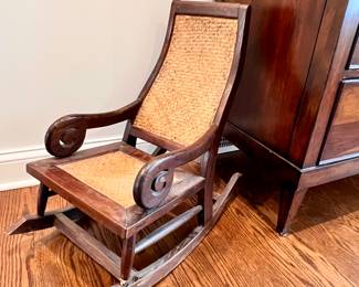 Vtg child’s rocking chair