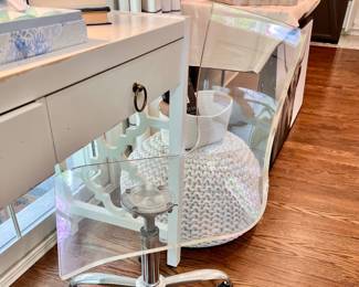 Acrylic office chair