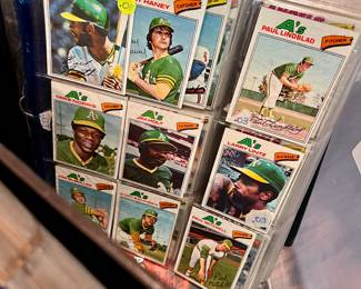 1970's Baseball, Football card collection