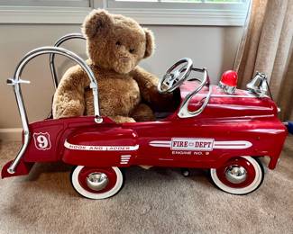 Hook and Ladder Fire Dept. Engine No. 9 peddle car