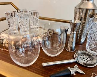 2 Riedel stemless wine glasses
