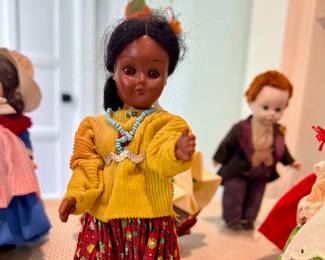 Vtg. Native American doll