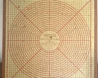 Vtg. Hostess Doily Stretcher Chicago - Curtain Stretcher Co.