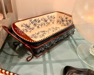 Temp-tations "Floral Lace" bakeware collection