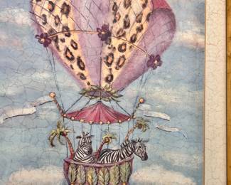 "Zebra in Hot Air Balloon" - A. Churchill