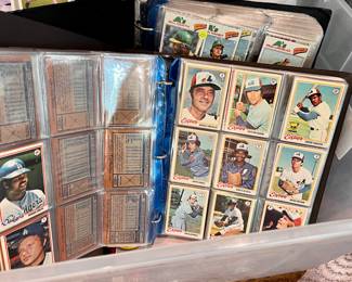 1970's Baseball, Football card collection