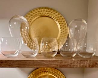 Waterford stemless wine glasses