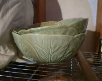 Cabbage bowls . Fabulous designer
