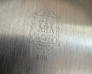 Kirk Stieff Old Annapolis Pewter 6 piece Coffee Set