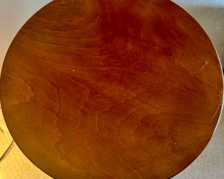 3 Tier solid wood round end table $69
2 available
