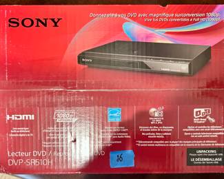 Sony HDMI Lecteur DVD Player
model:DVP-SR510H $25