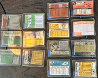 Mint encased Billy William’s Baseball cards
