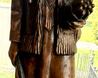 Cigar Store Native American 42”H Chalkware Statue 10.5w x 12d x 42”h $595