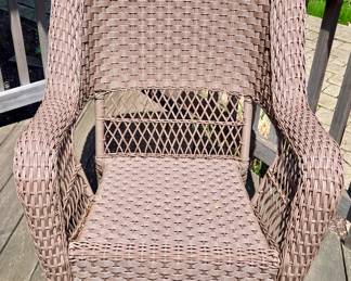 All weather arm chair rocker $45