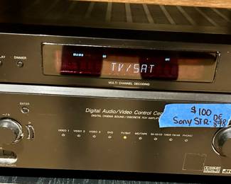 Sony Digital Receiver STR-DE898 $100