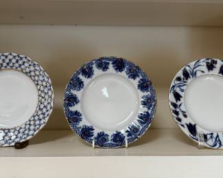 Lomonosov Russian porcelain plates