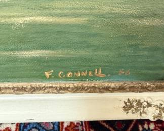 Painting by F. Connell